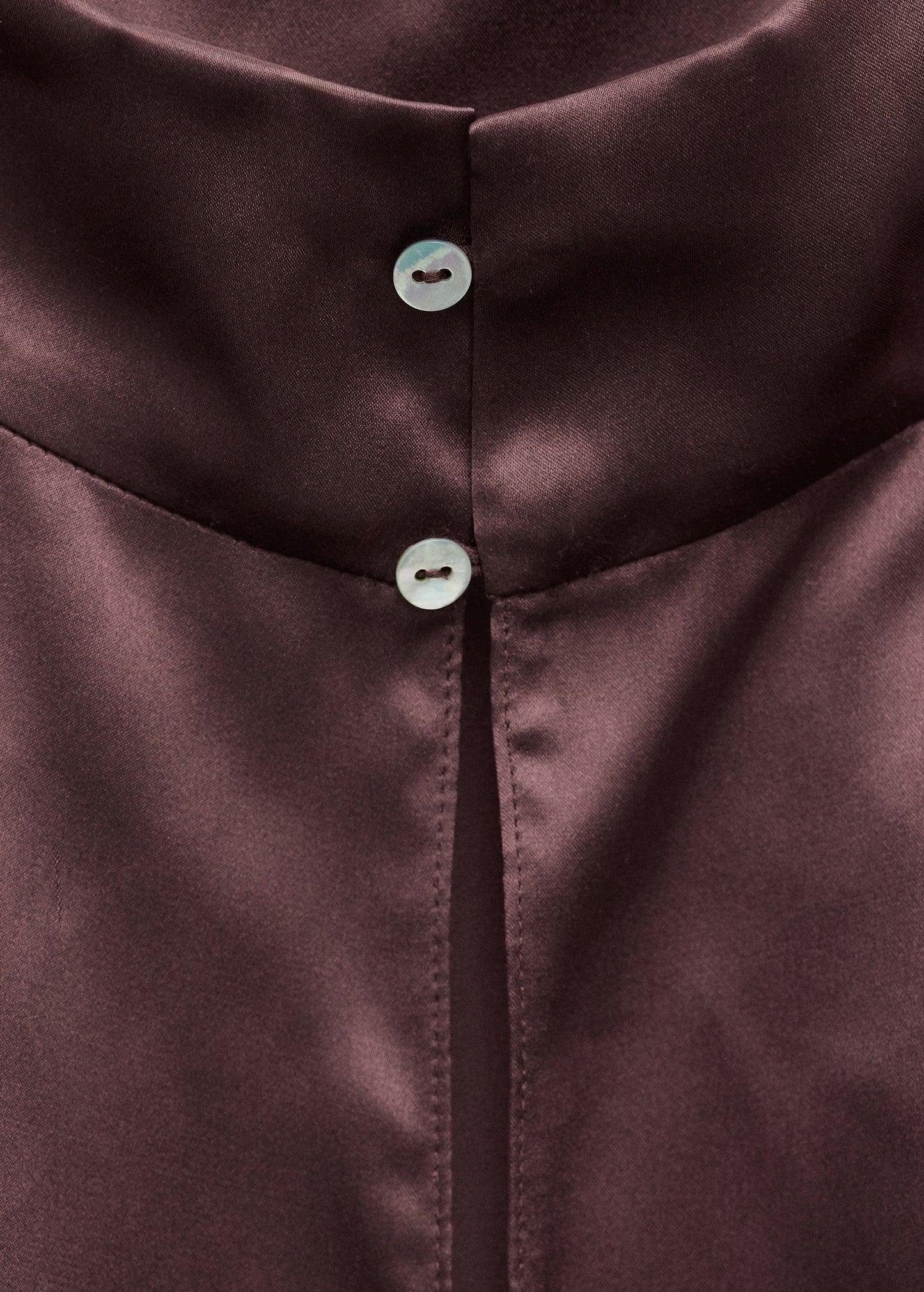 100% satin silk blouse