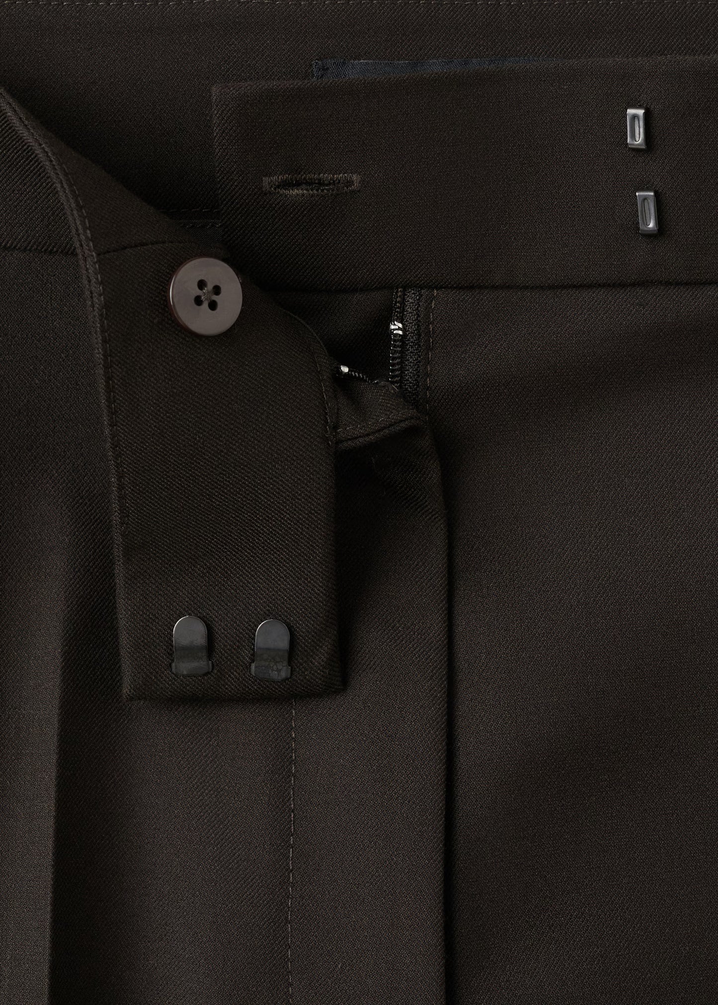 Wide leg trousers with contrast stripe