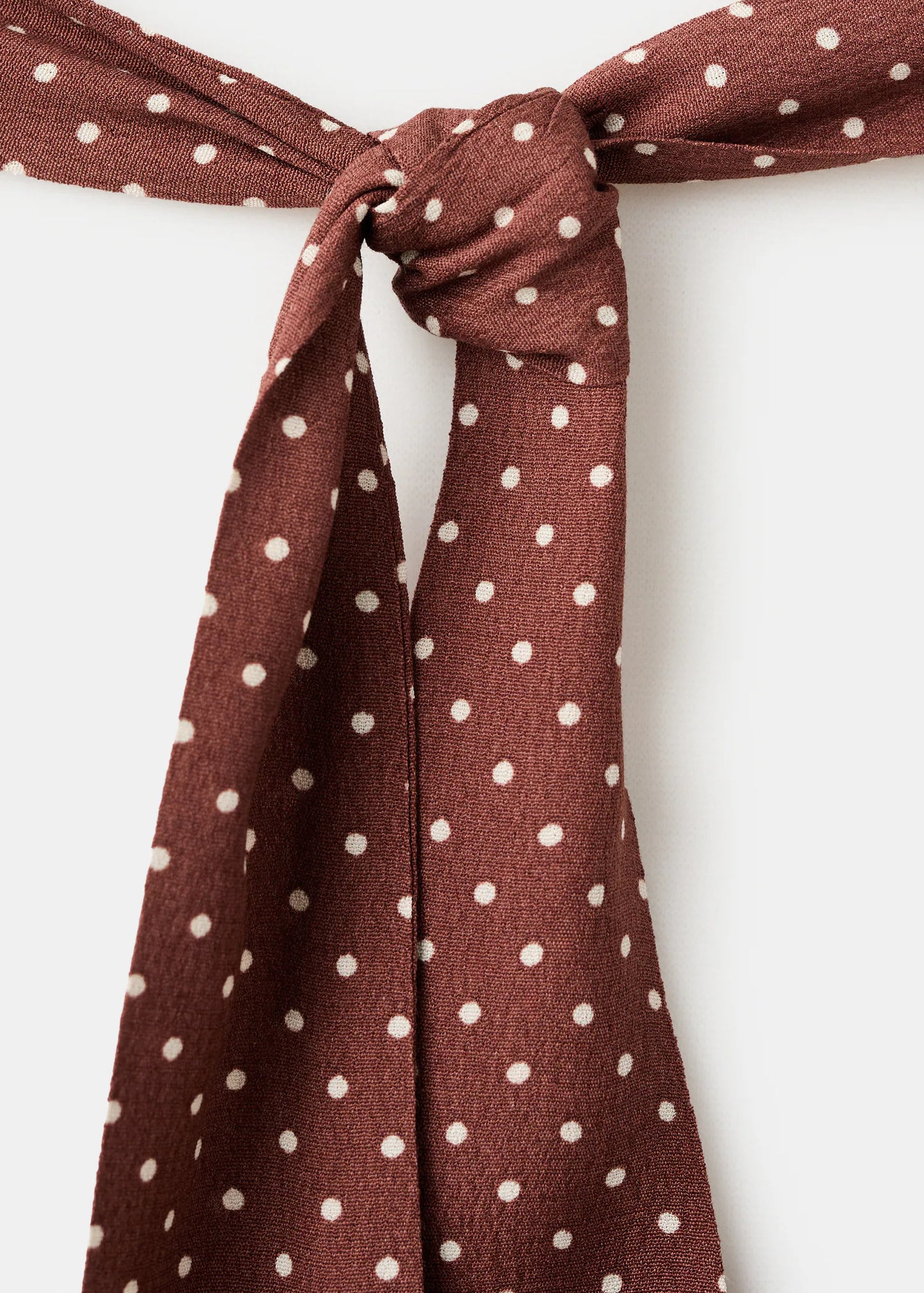 A-line polka-dot dress