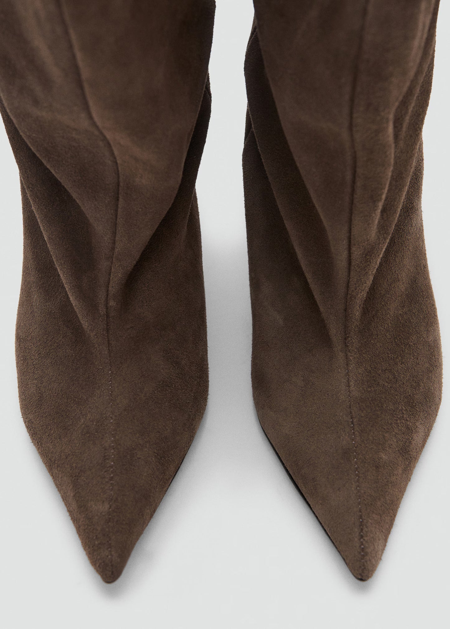 Slouchy suede ankle boot