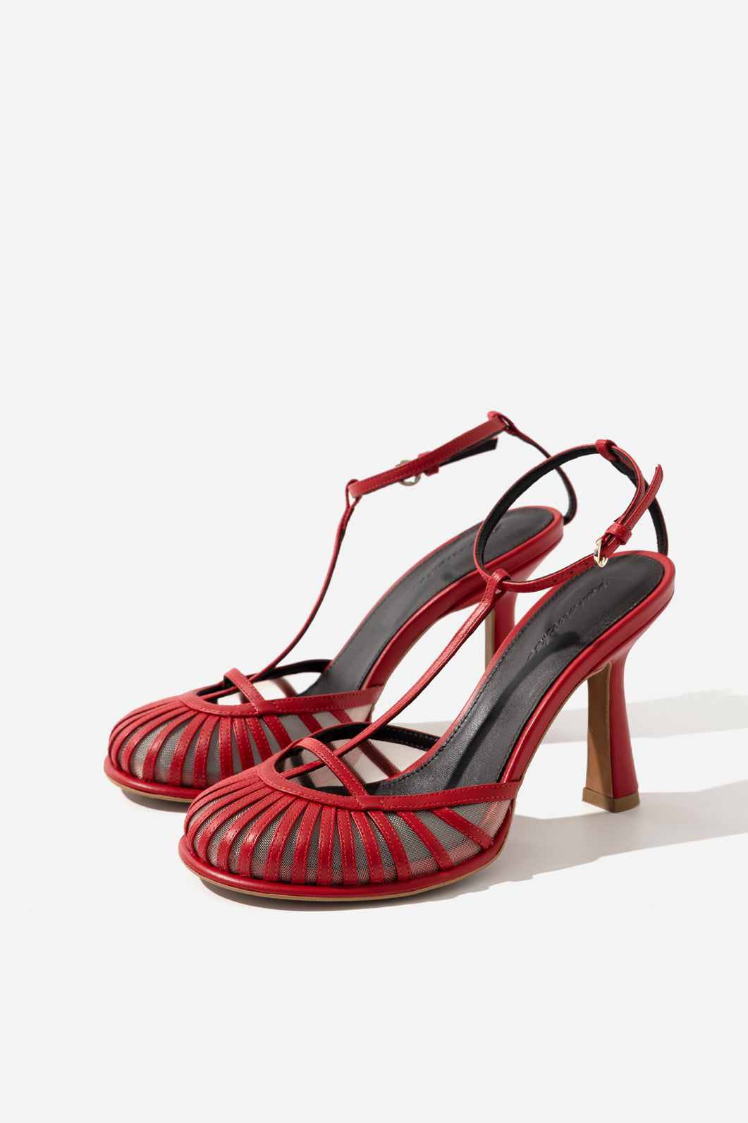 GOLDIE sandals red /9 cm/
