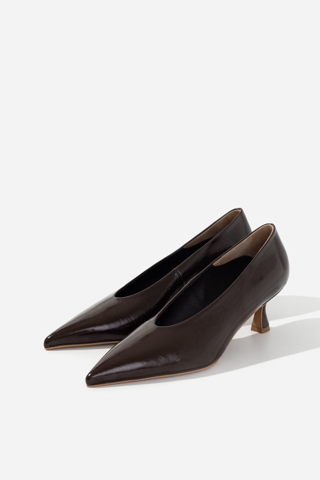 NELLIE shoes dark brown