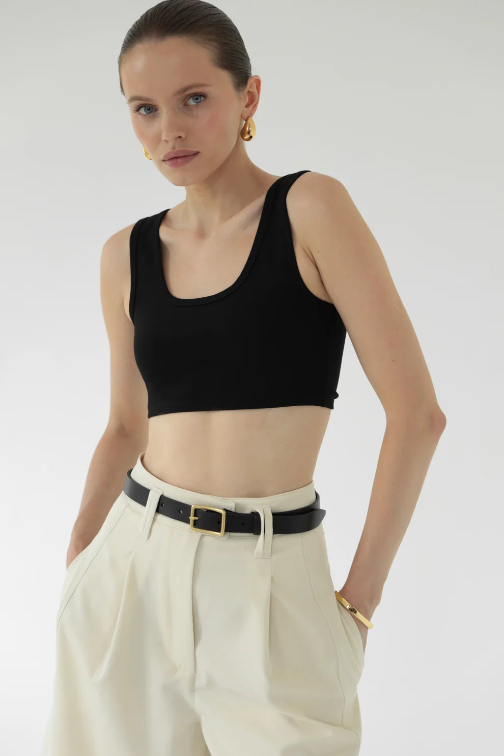 The top is black