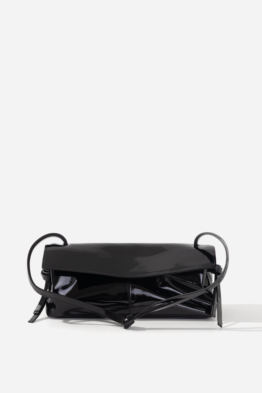 REBECCA BAGUETTE 29 bag black patent leather