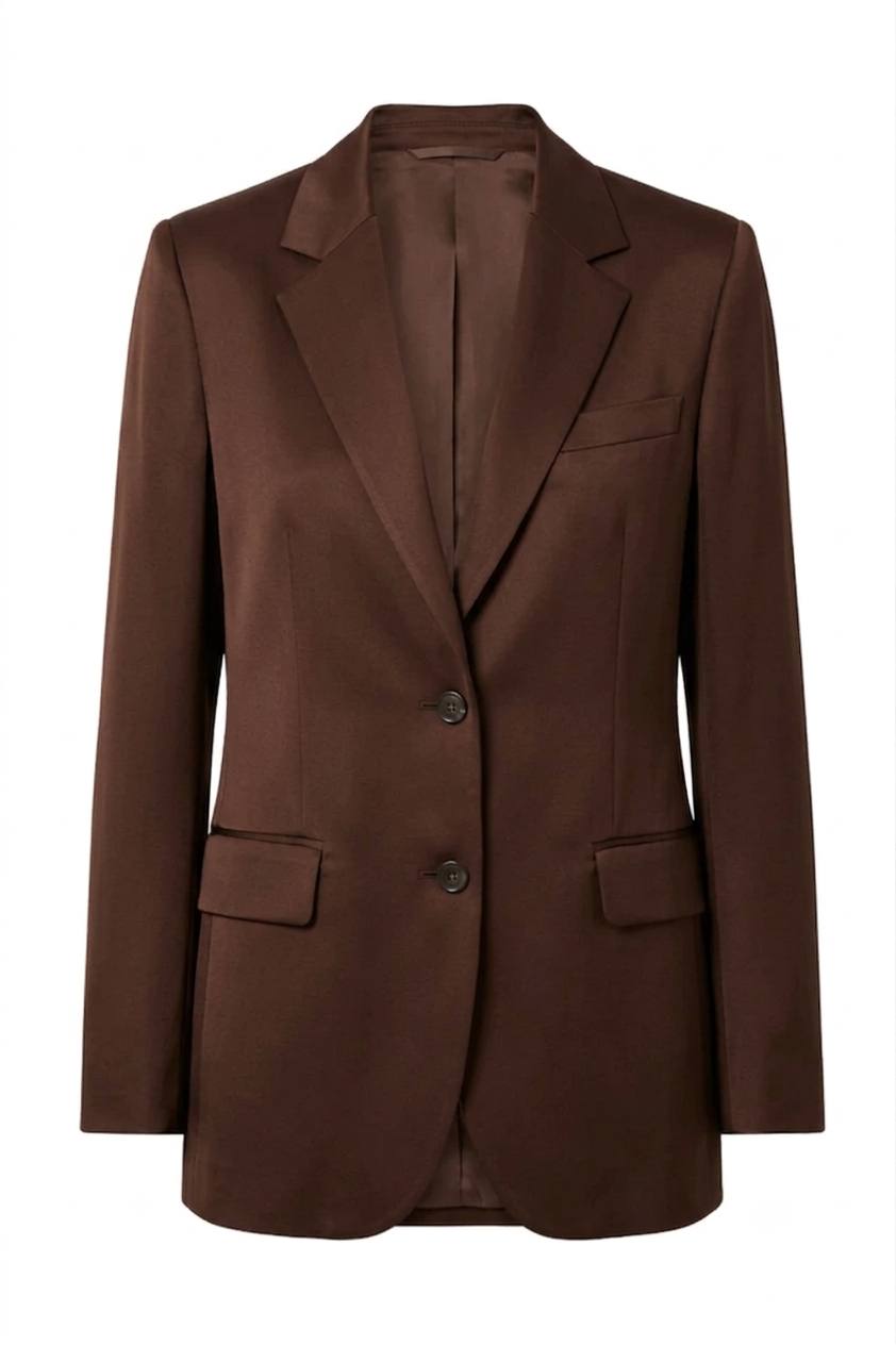 Chocolate Brown Tailored Blazer