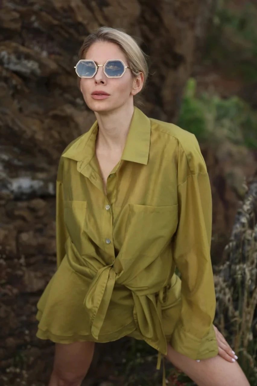 Solana olive shirt