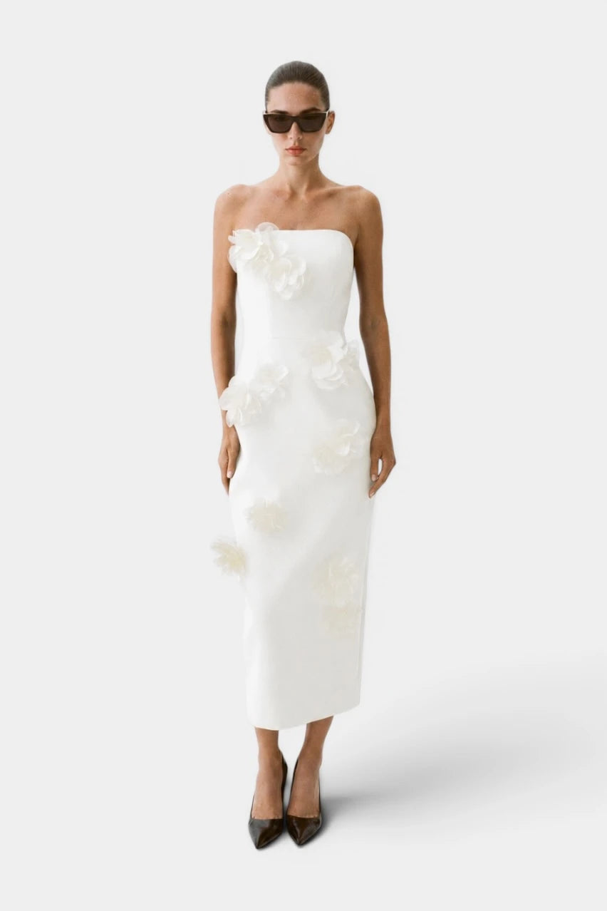 Nymphaea milky corset dress