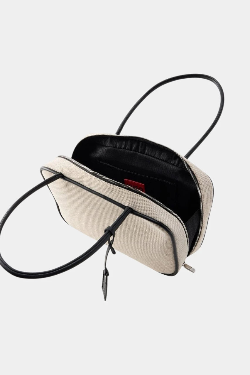 Jodi C_Duffle Cream Textile Bag