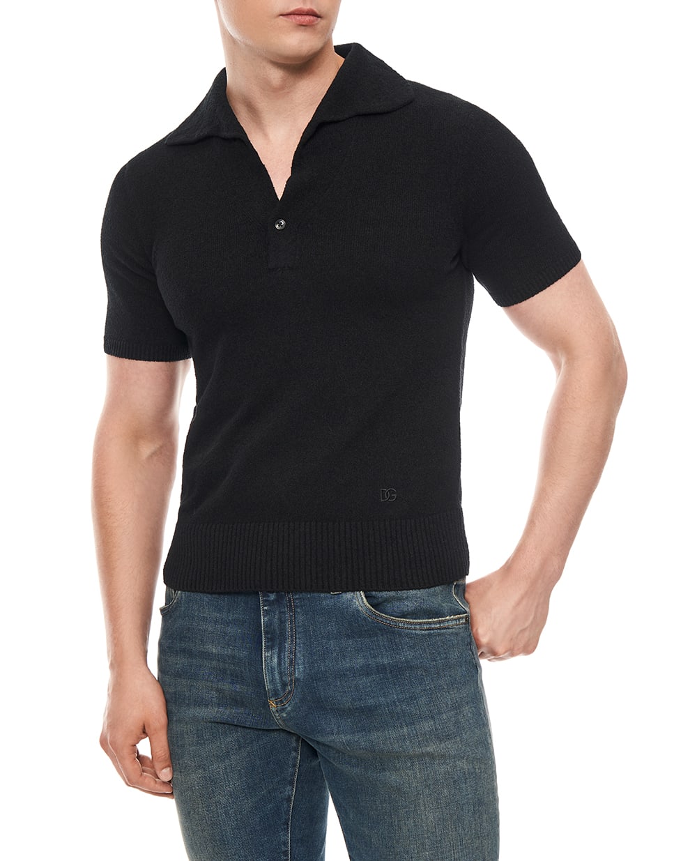 Embroidered polo shirt