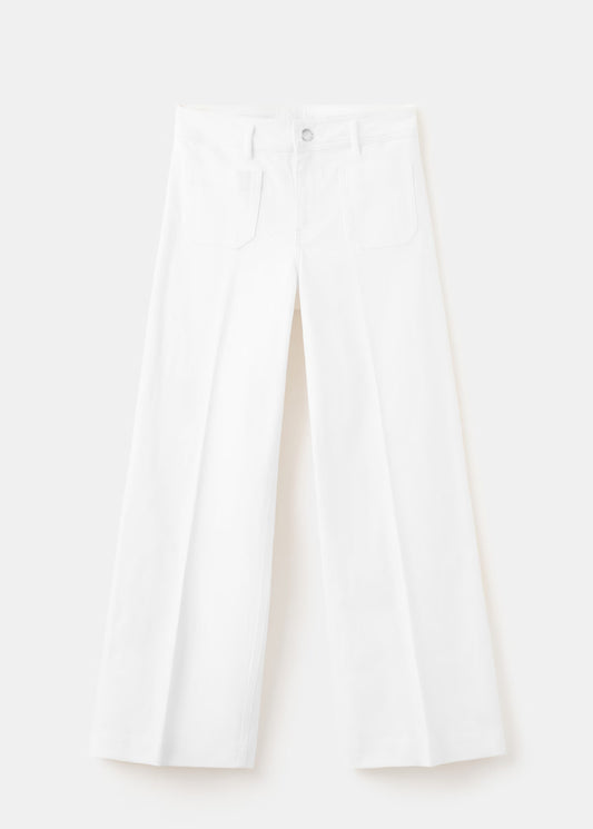 Wide leg jeans with pockets