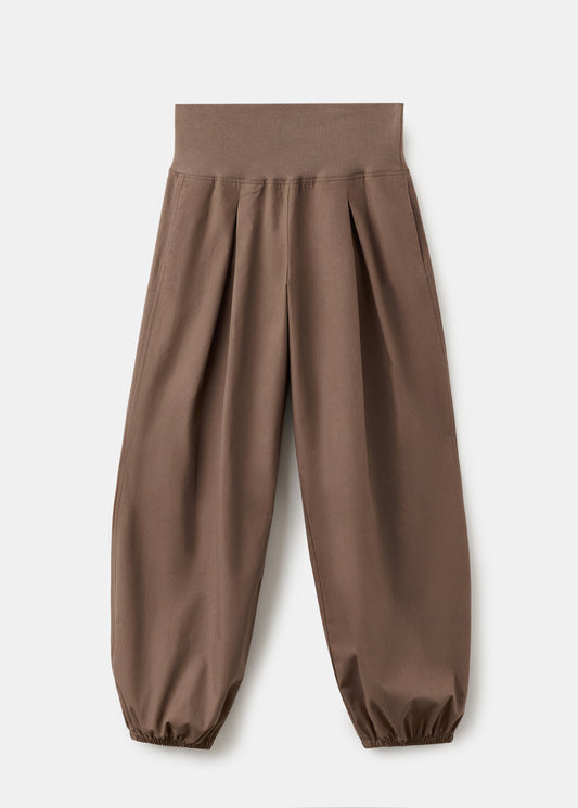 High-waisted harem pants