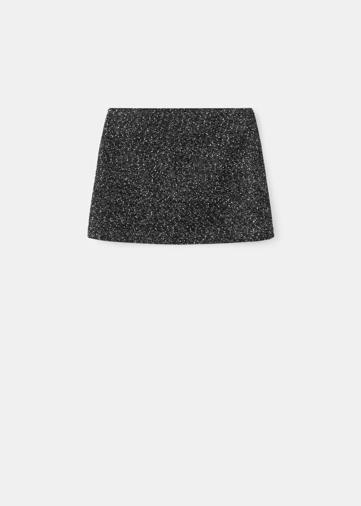 Flecked knit skirt