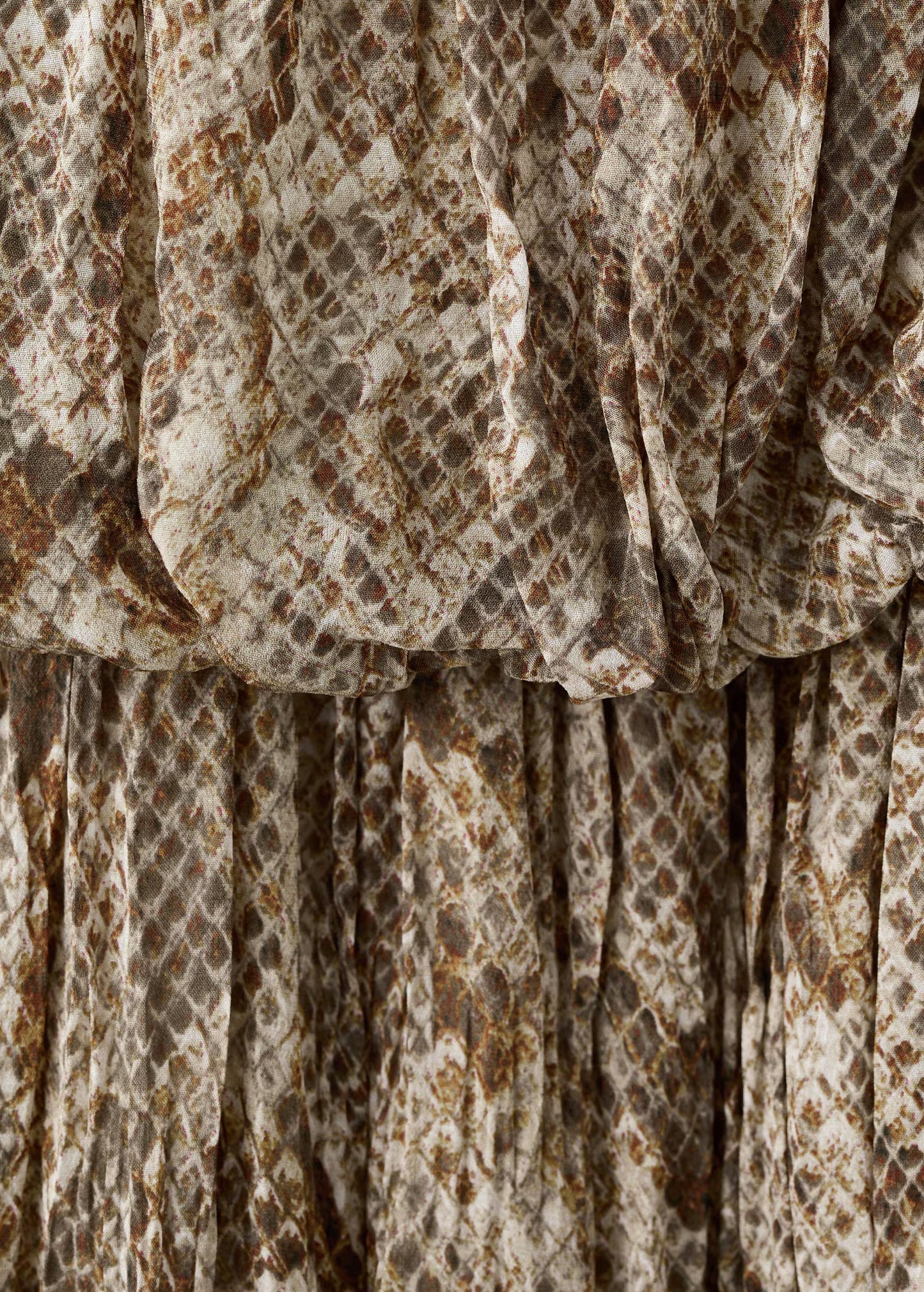 Flowy animal print dress