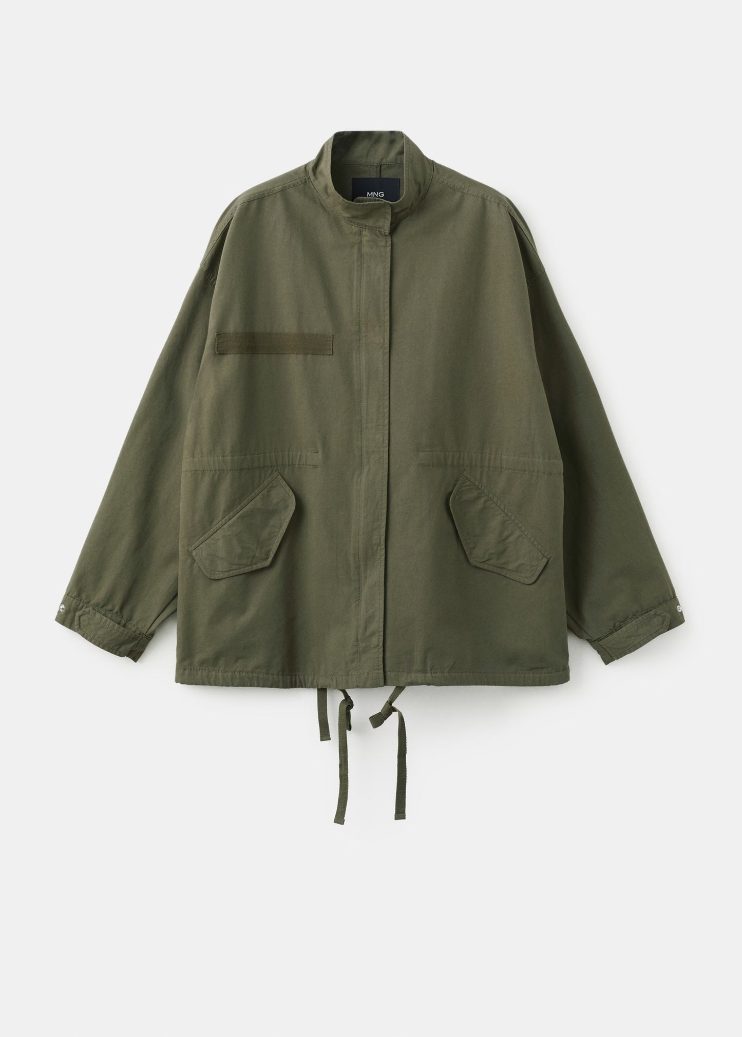 Cotton jacket with pockets