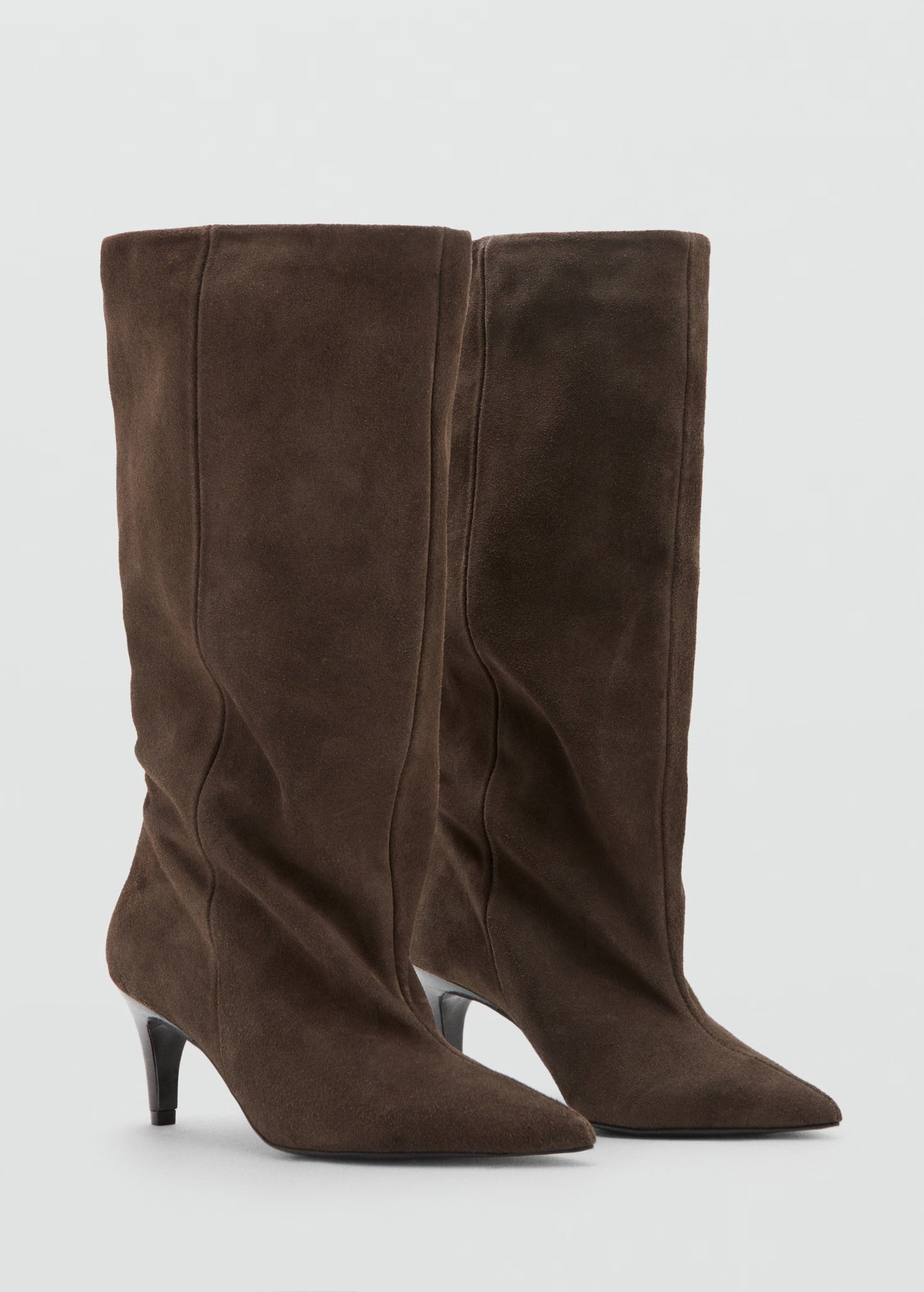 Slouchy suede ankle boot