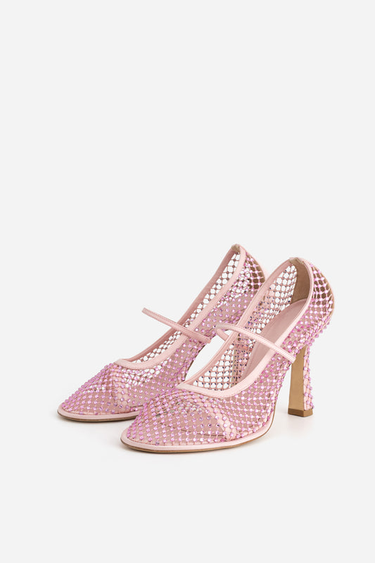 JERRY pink shoes with crystals