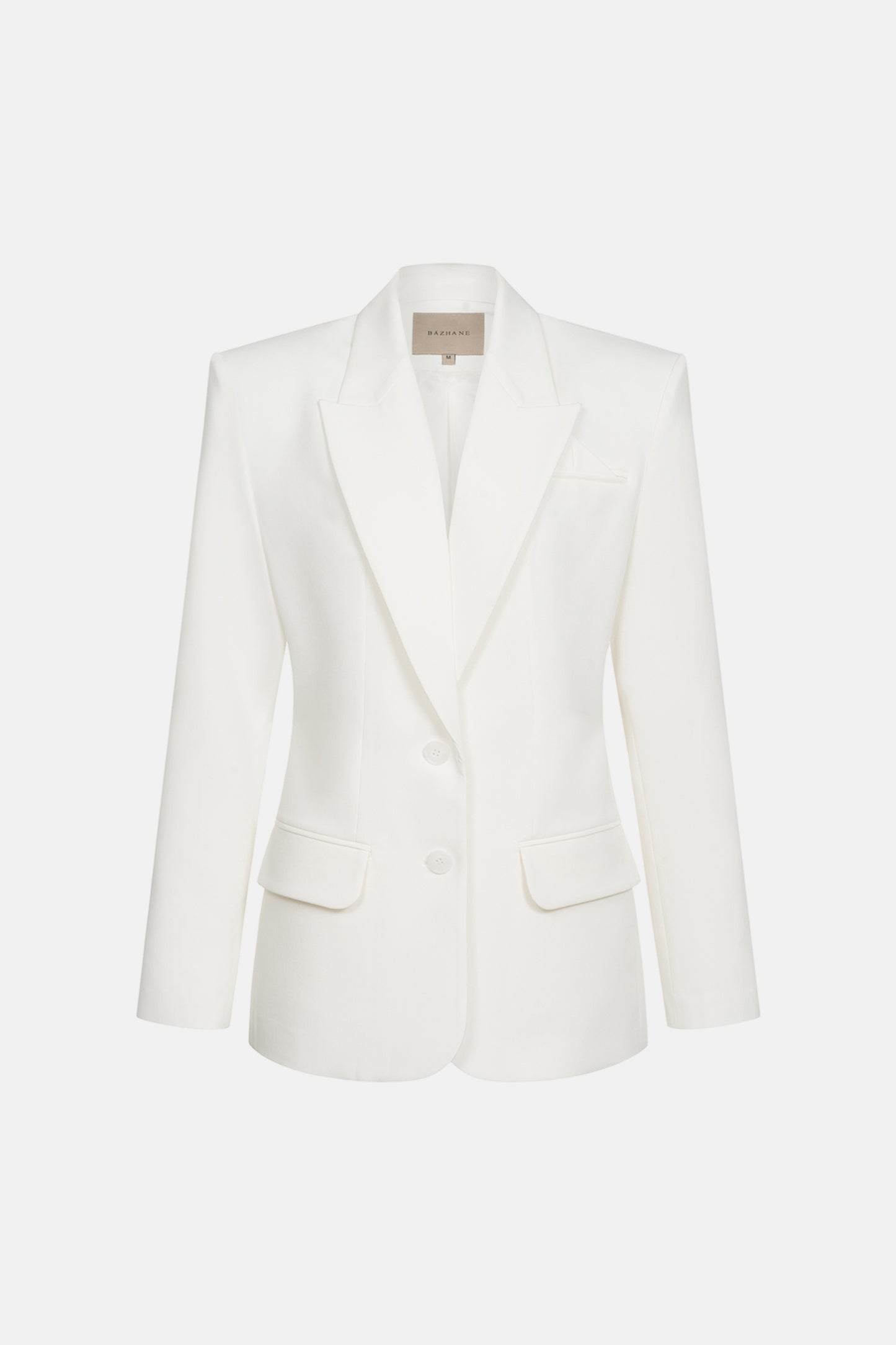 Single-breasted, fitted cotton jacket