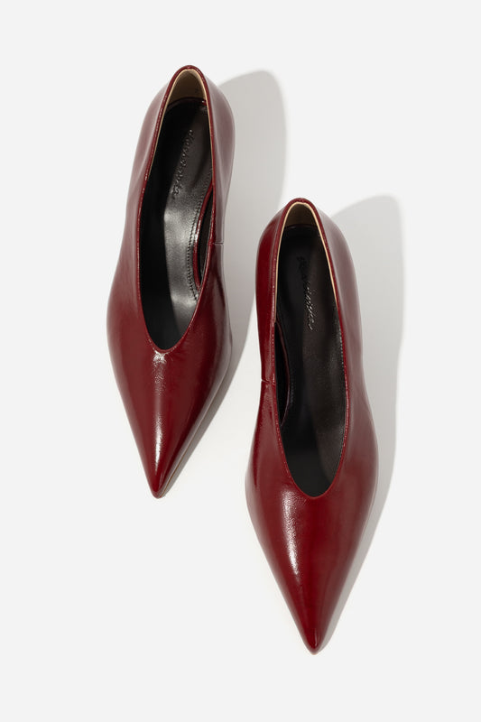 NELLIE burgundy shoes