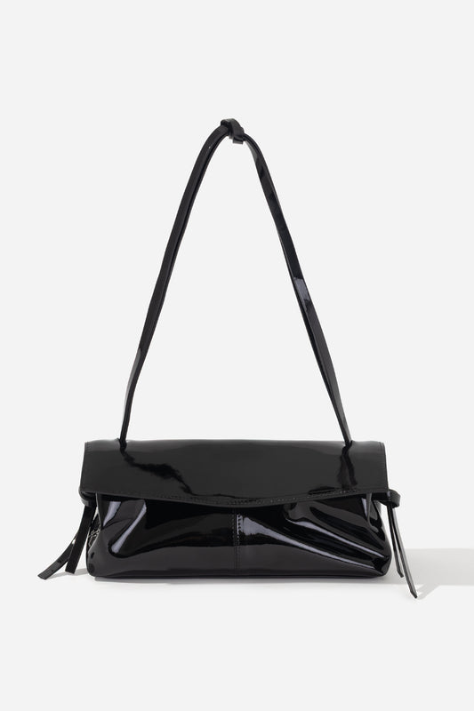 REBECCA BAGUETTE 29 bag black patent leather