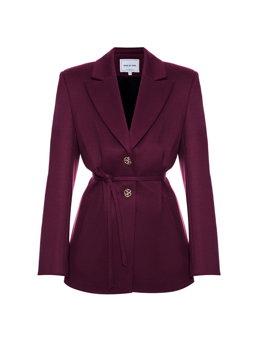 Burgundy jacket