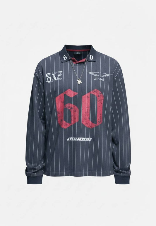 Longsleeve jersey 60 washed blue