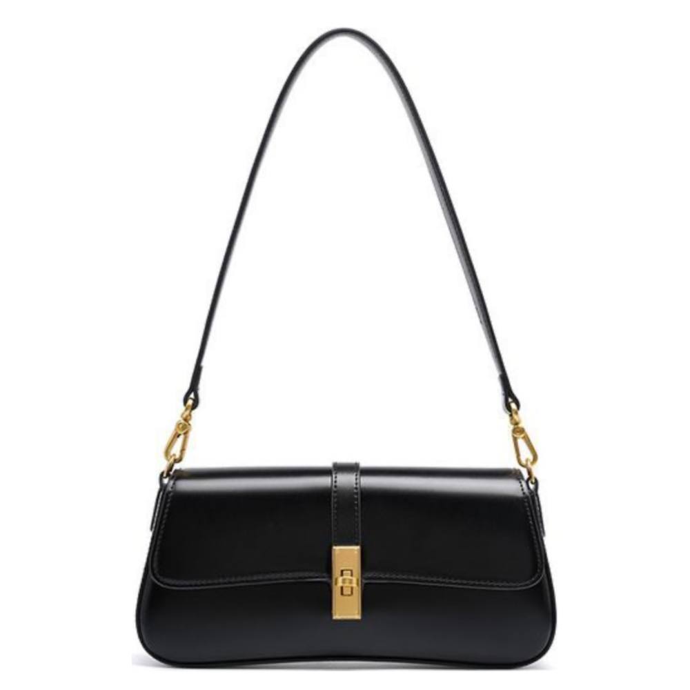 the bag is black
