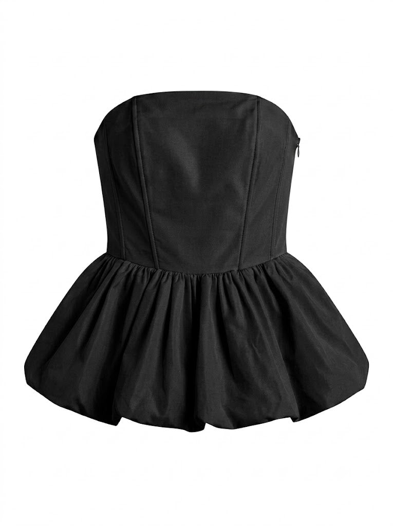 Cloud Black Corset Top