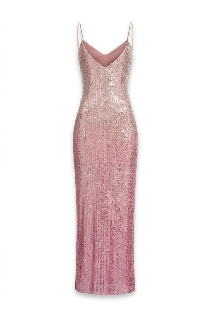 Violet Gold Glitter Dress
