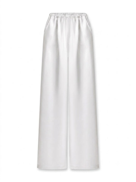 Cream-colored Chinese-style trousers