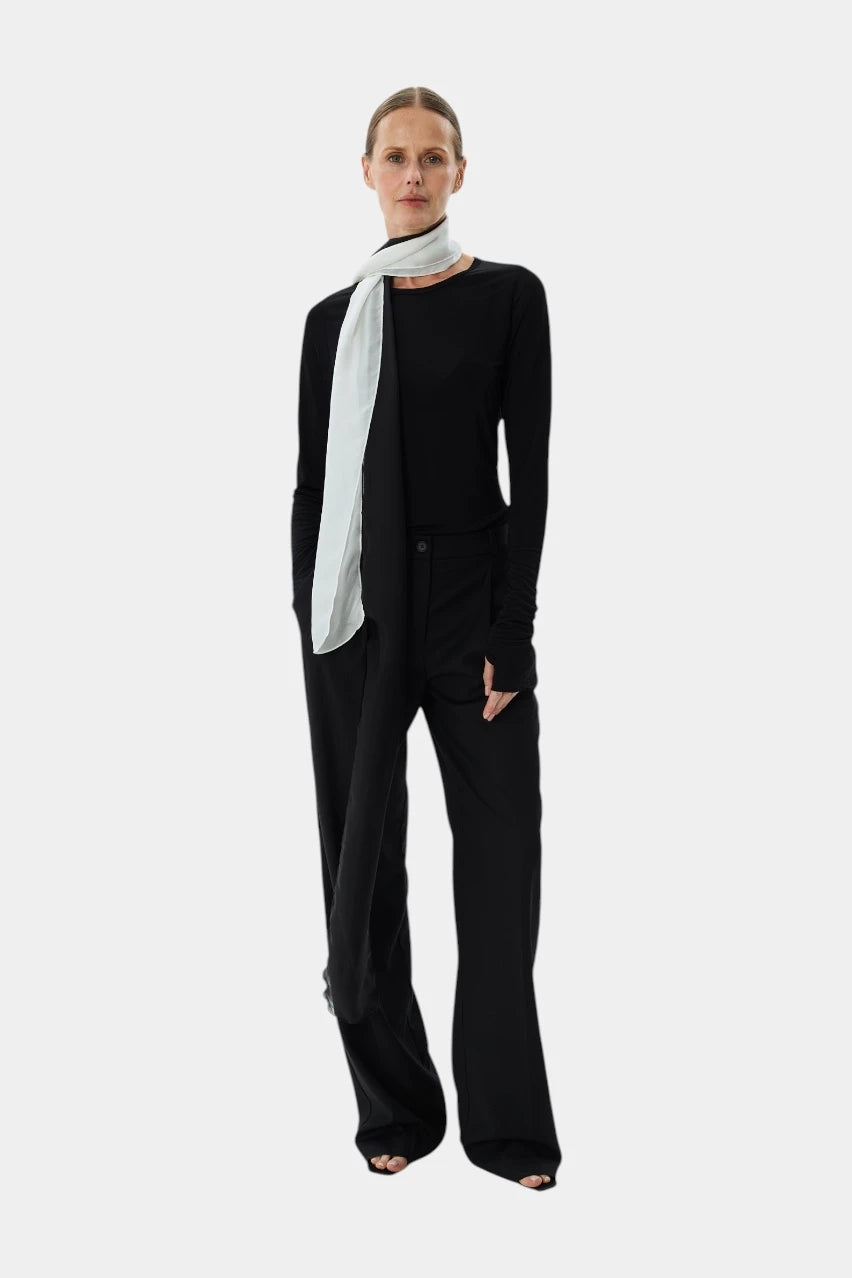 Black palazzo trousers