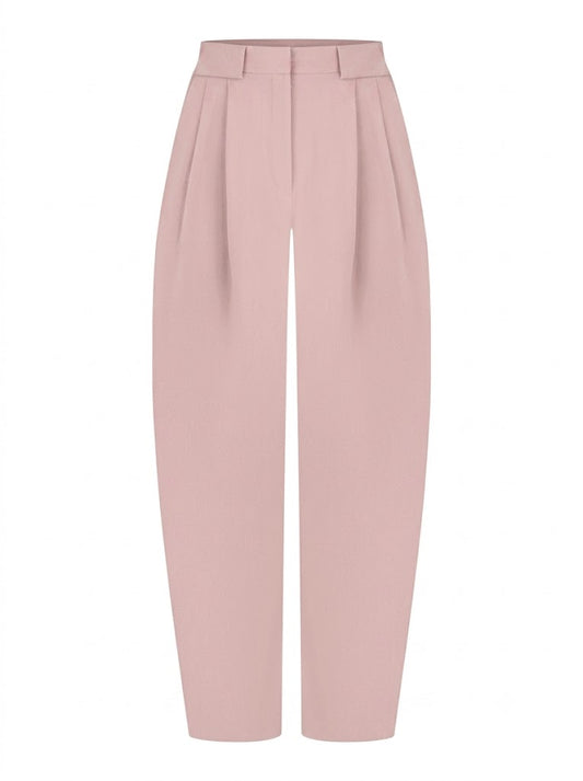 Pink baggy trousers