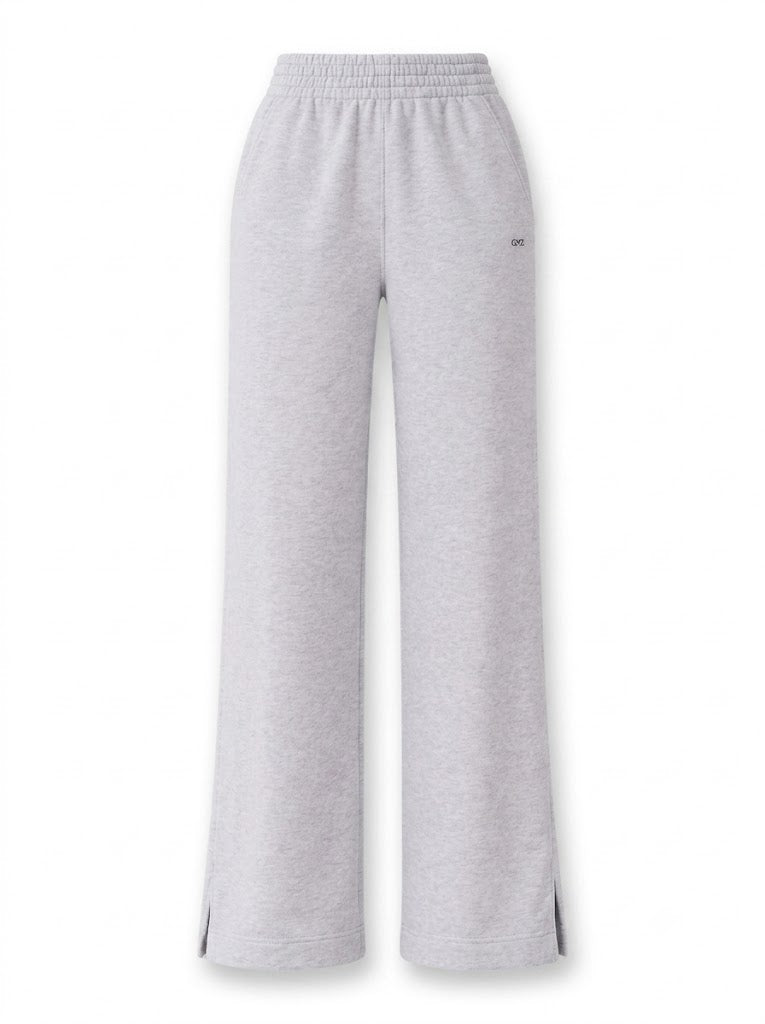 Light grey Sport&Classic Straight sweatpants