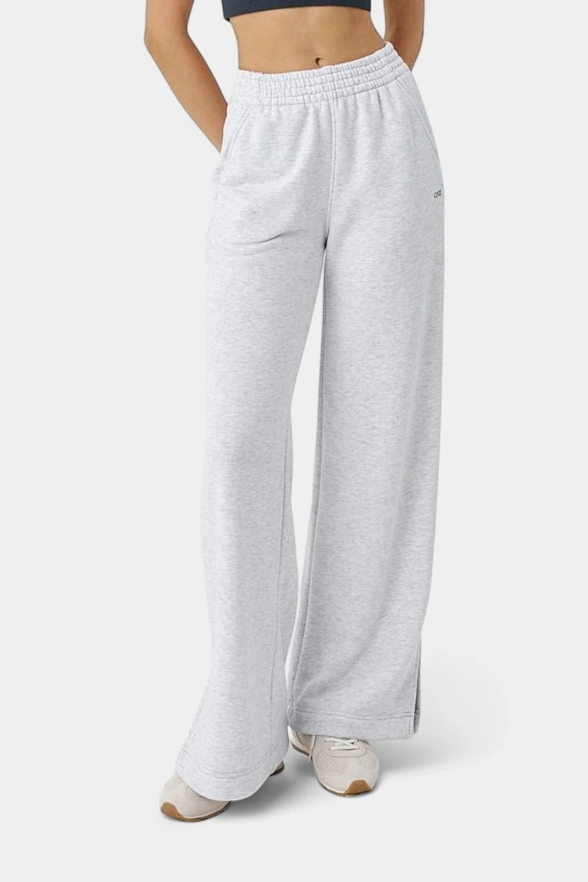 Light grey Sport&Classic Straight sweatpants