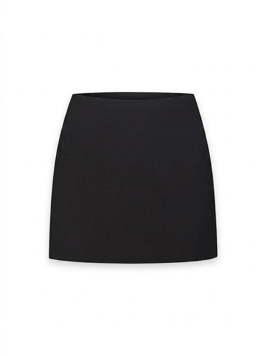 Black skort