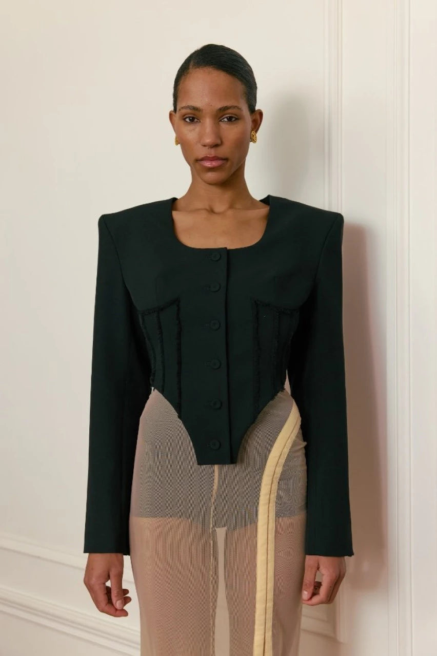 Black Corset Jacket