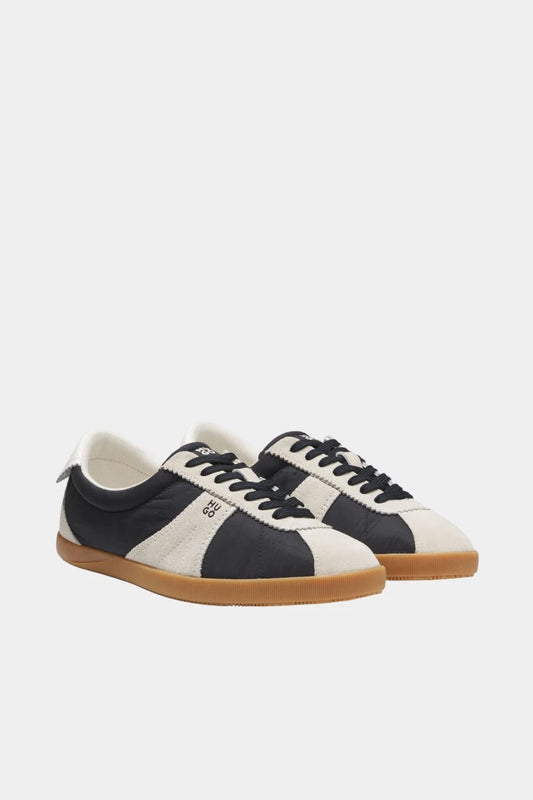 Black and white sneakers