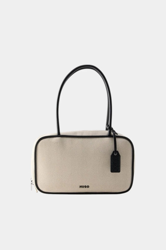 Jodi C_Duffle Cream Textile Bag