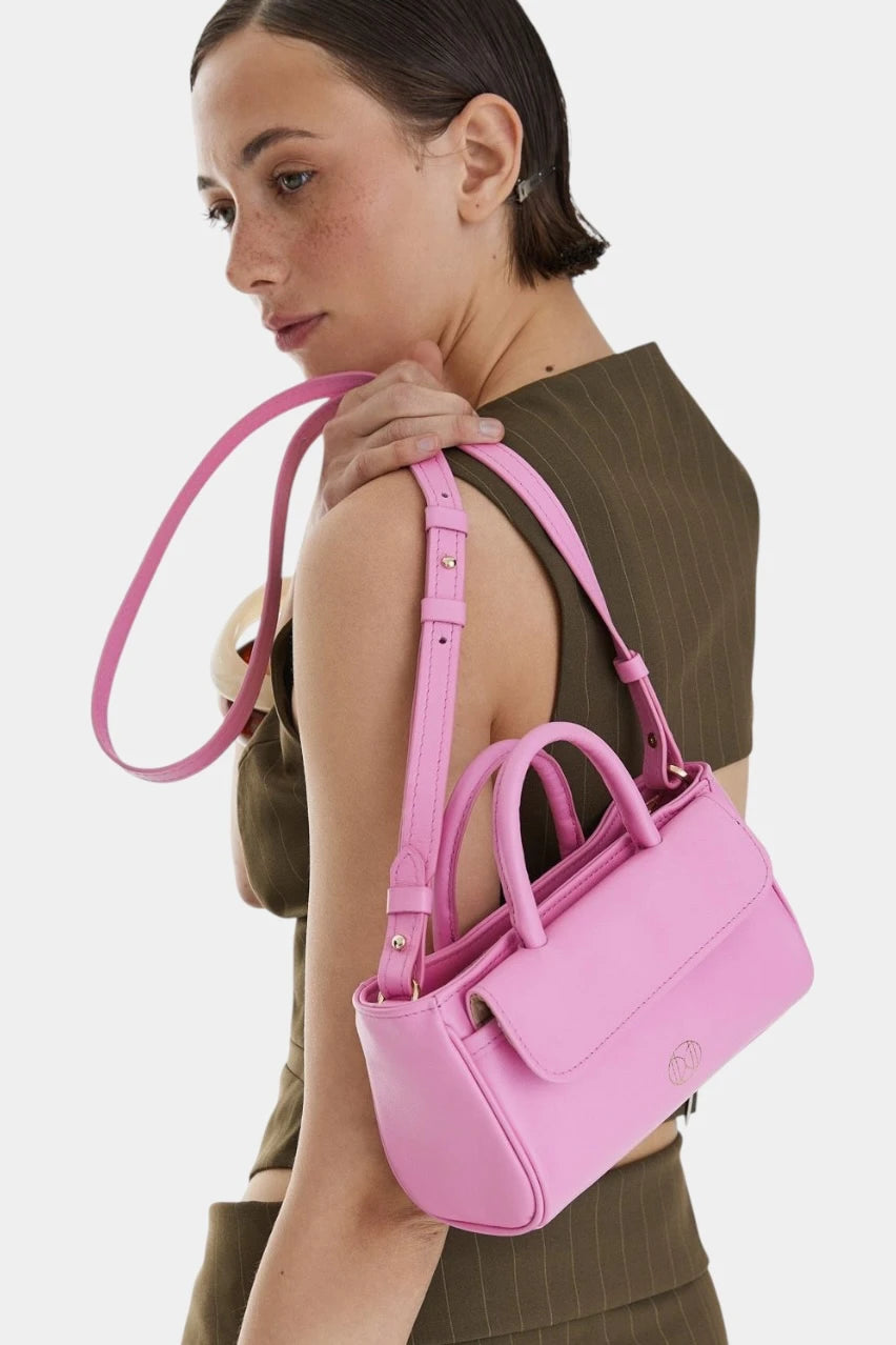 Core Small pink leather bag