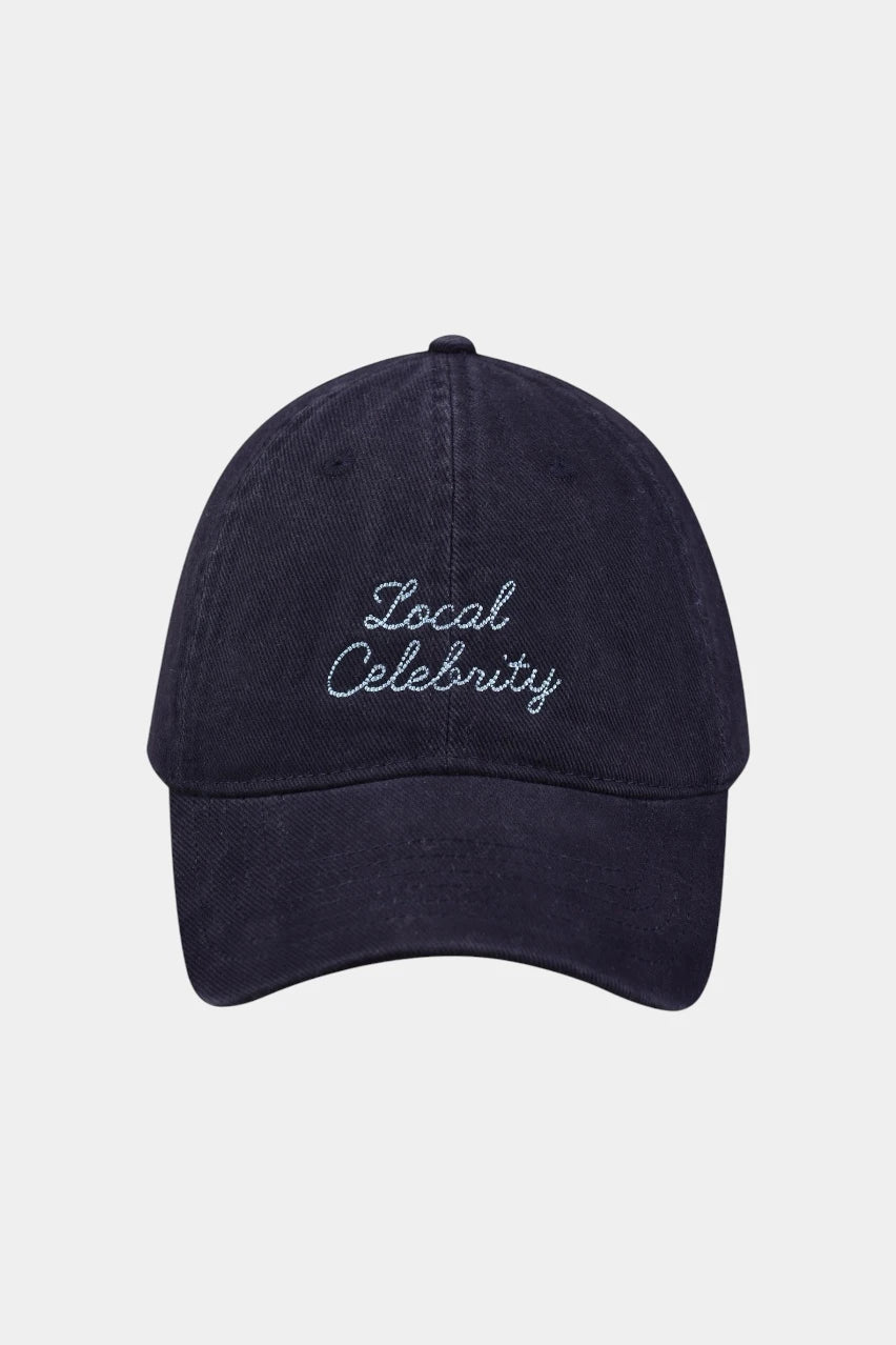 Local Celebrity dark blue denim cap