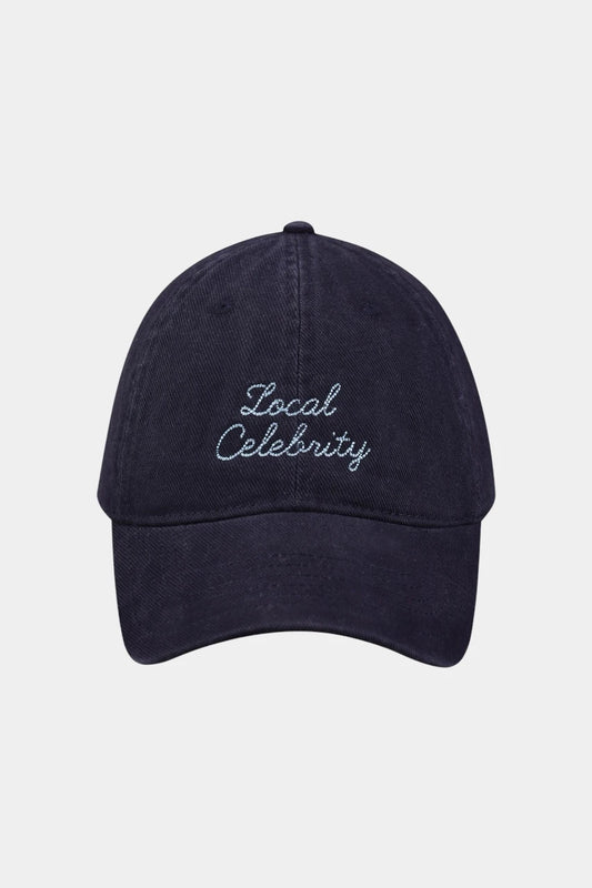 Local Celebrity dark blue denim cap