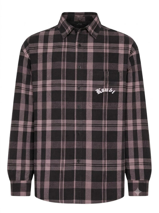 Vulture Flannel LS Shirt (Plum)
