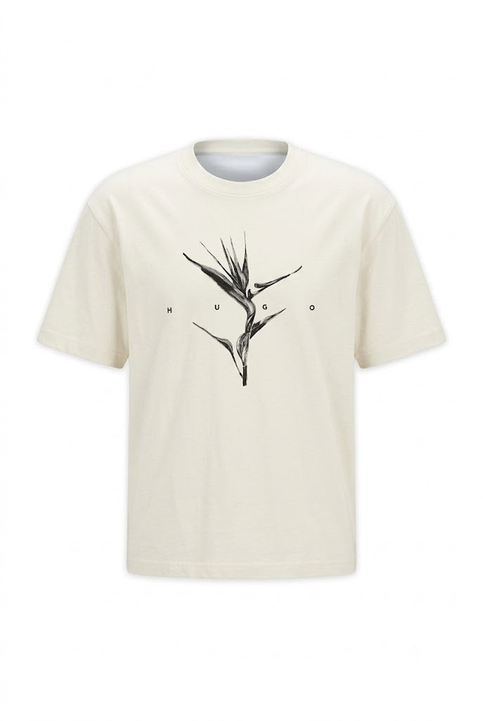 Darise printed T-shirt in cream