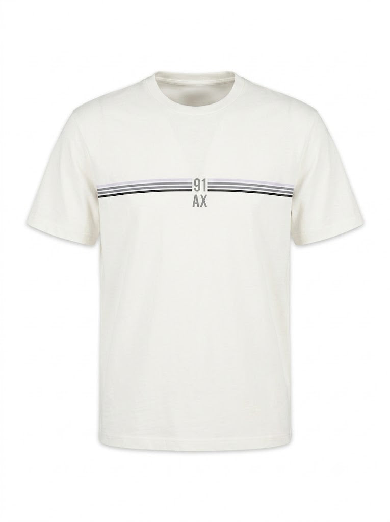 Cream cotton T-shirt