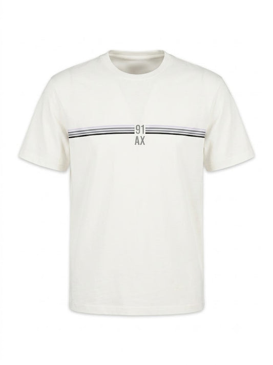 Cream cotton T-shirt