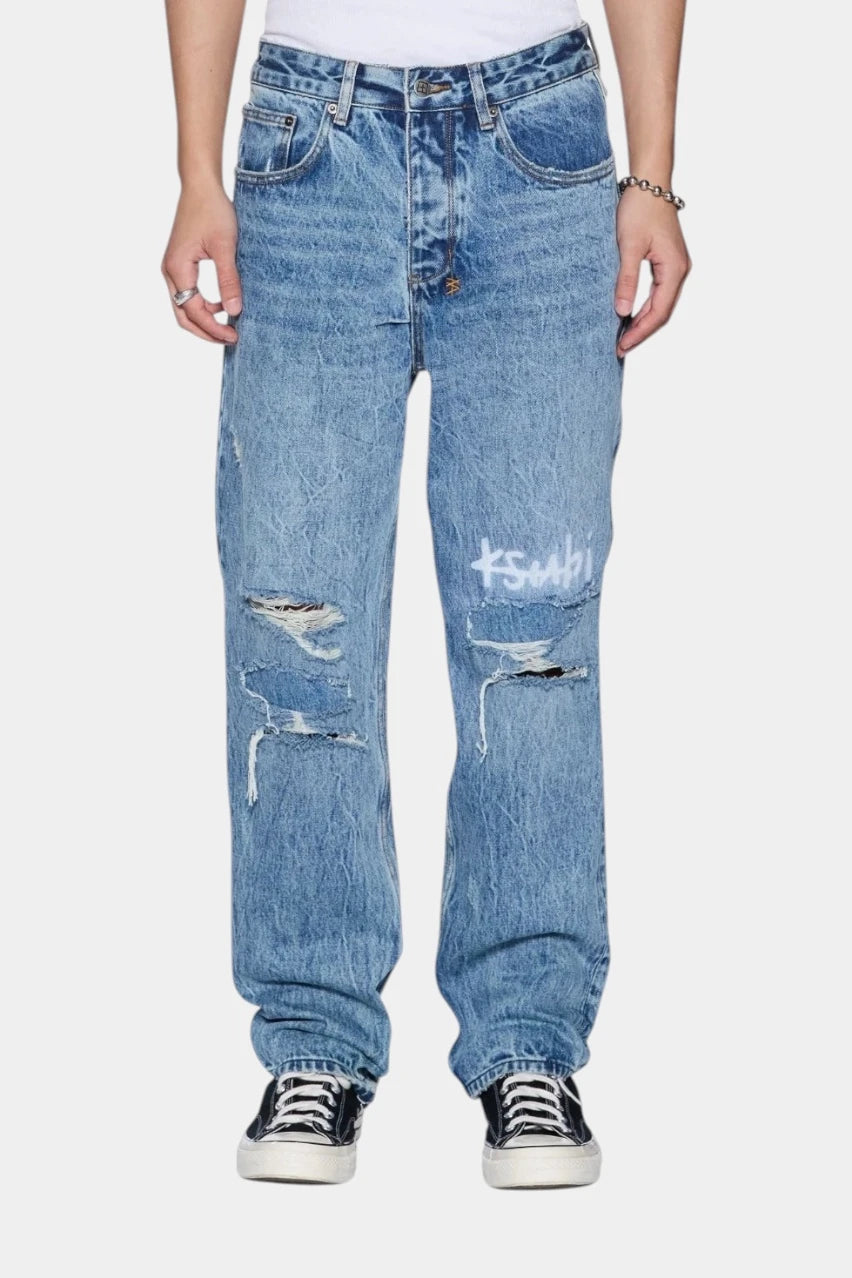 Anti K Public Blue Trashed 1999 Blue Jeans