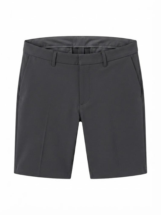 Dark blue fitted shorts