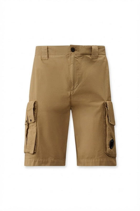 Beige cargo shorts