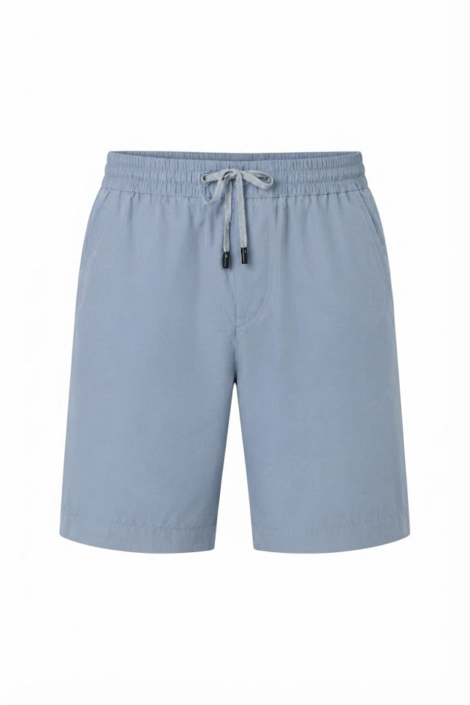 Blue Bermuda shorts in Solotex technical fabric