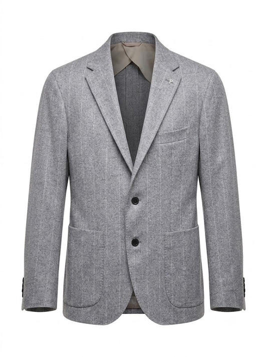 Classic grey wool blazer