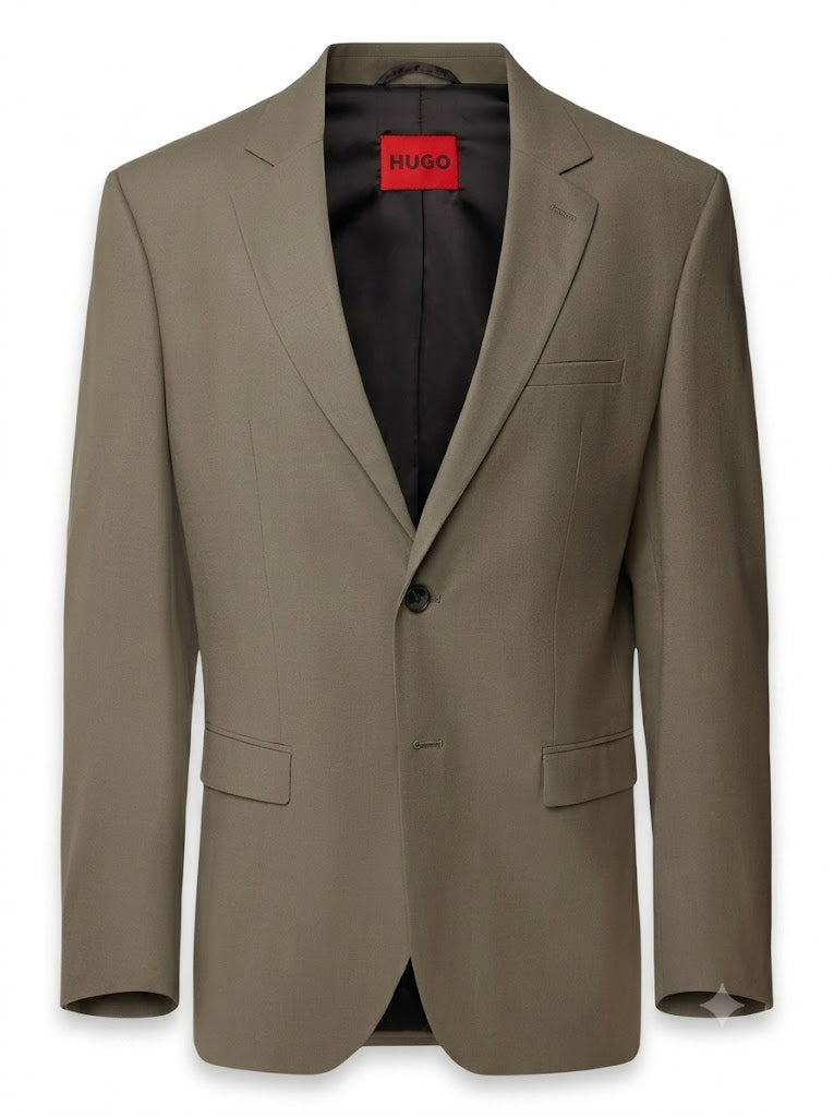 Olive wool blazer